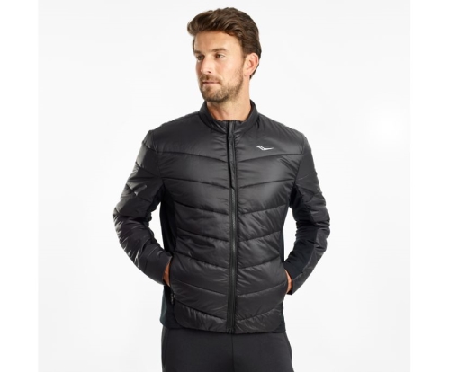 Tenis Saucony Snowdrift Jacket Hombre Chaquetas Ropa Negras México MX-347-IK